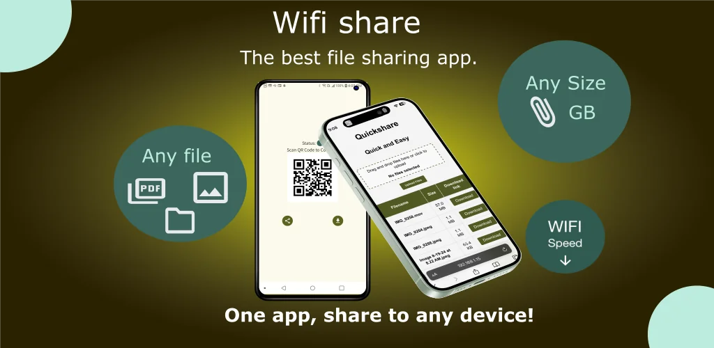 Quickshare feature graphic